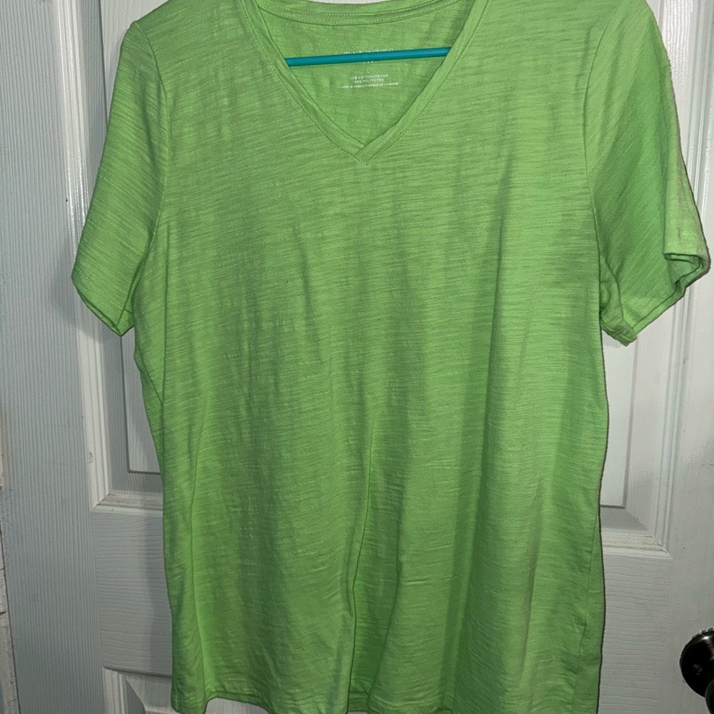 Talbots Green Short Sleeve Tee